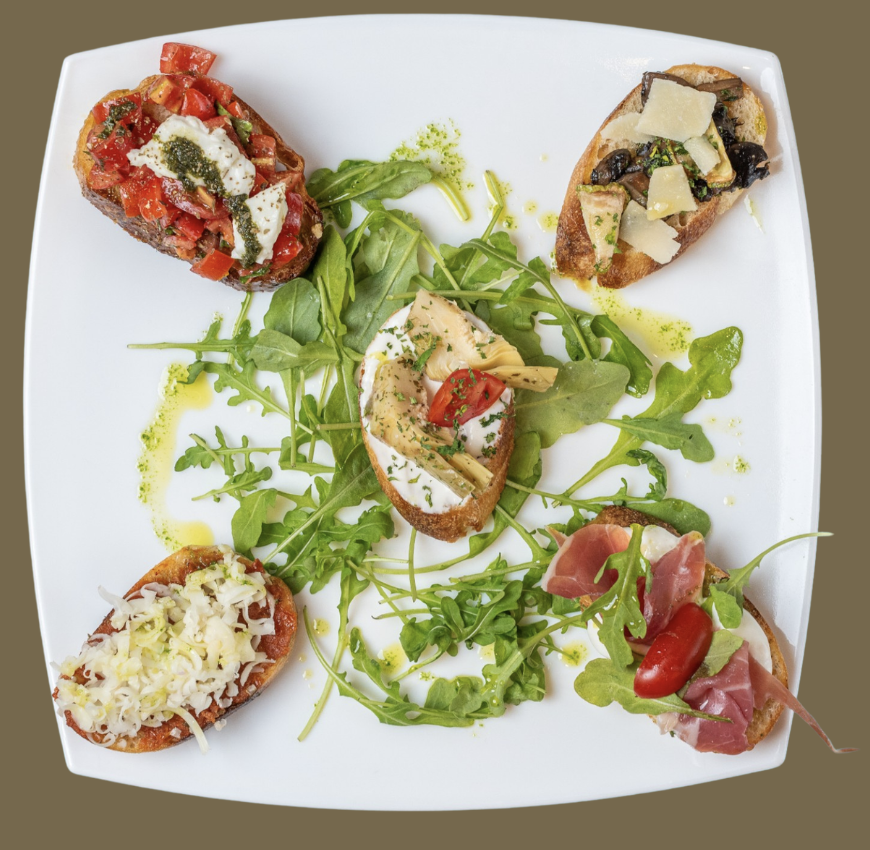 Брускети микс